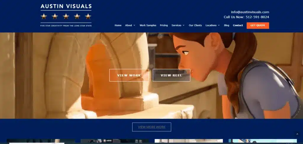 Austin Visuals Animation Studios in Texas
