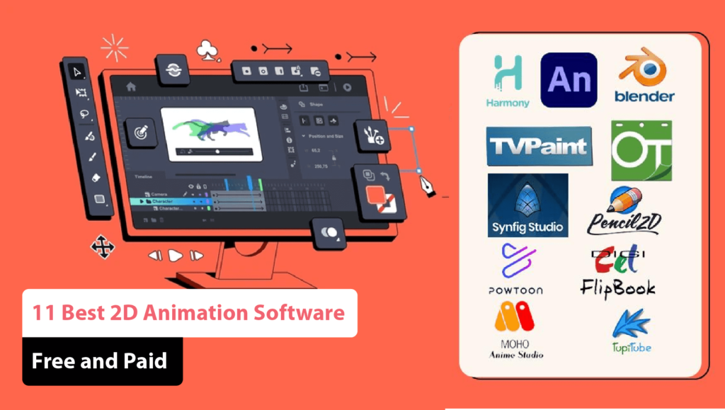 2D Animation Software Free and Paid