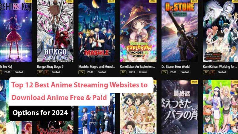 Anime Streaming Websites to Download Free & Paid