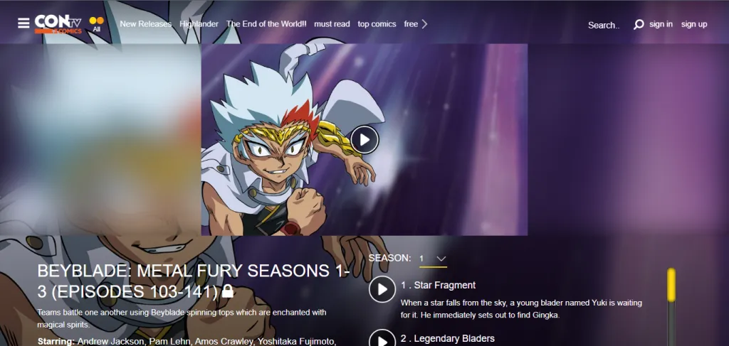 Contv - Anime Streaming Website to Download Paid