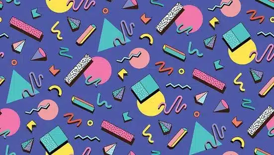 Colors of the ‘90s - Illustration design